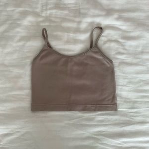 garage knit cropped tank top